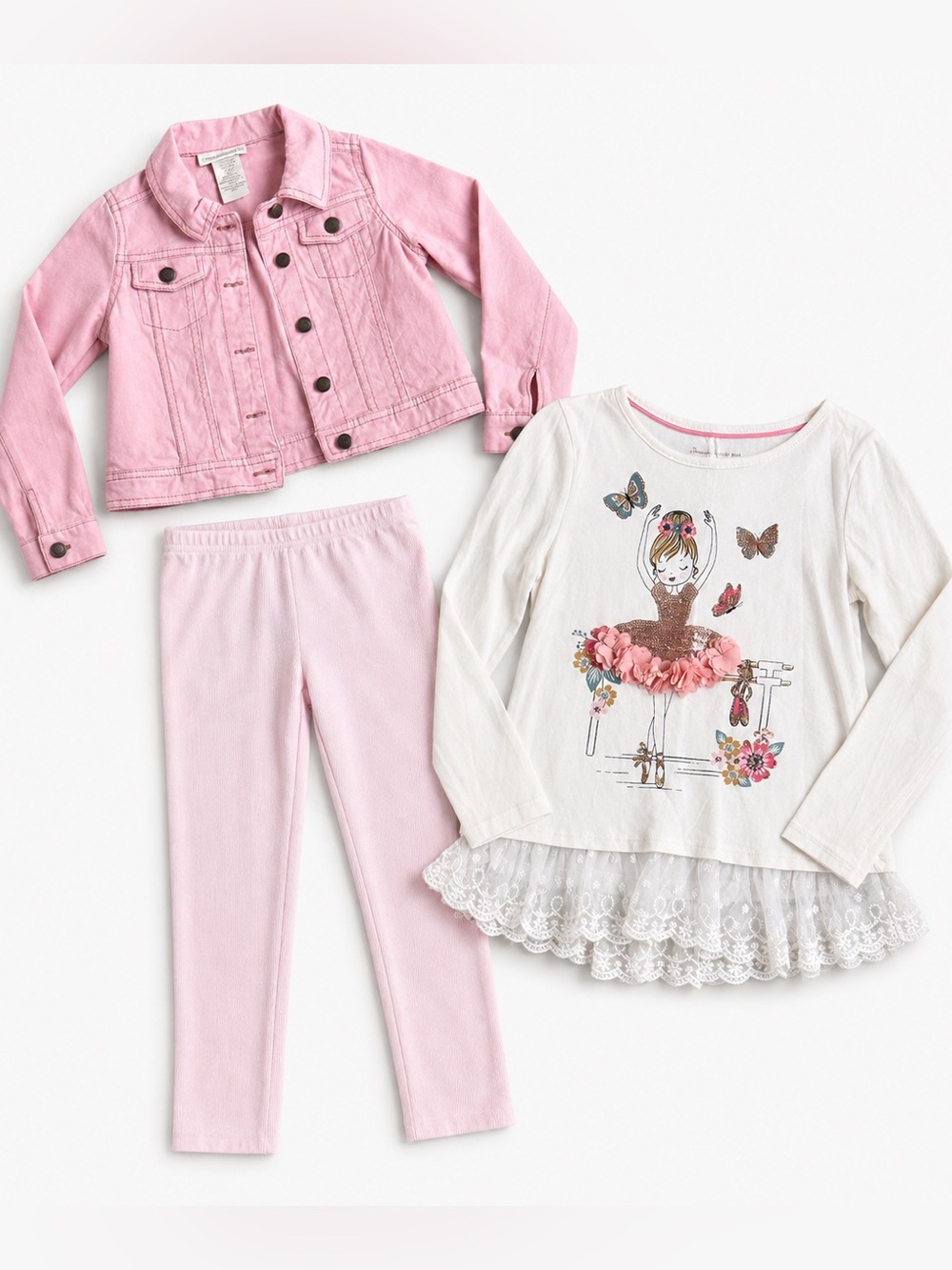 Cynthia Rowley Tommy Bahama Gymboree Girls 3-Piece Outfit Size 5/6 Pink